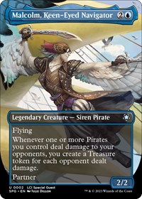 Malcolm, Keen-Eyed Navigator (Borderless), Special Guests