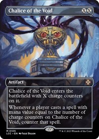 Chalice of the Void (Borderless), Commander: The Lost Caverns of Ixalan