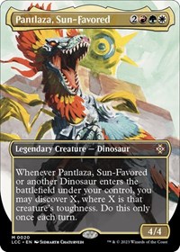 Pantlaza, Sun-Favored (Borderless), Commander: The Lost Caverns of Ixalan