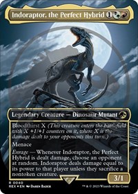 Indoraptor, the Perfect Hybrid (Borderless) (Emblem), Universes Beyond: Jurassic World Collection