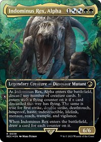 Indominus Rex, Alpha (Borderless) (Emblem), Universes Beyond: Jurassic World Collection