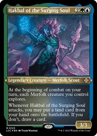 Hakbal of the Surging Soul (Display Commander) - Thick Stock, Commander: The Lost Caverns of Ixalan