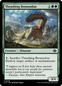 Thrashing Brontodon, The Lost Caverns of Ixalan