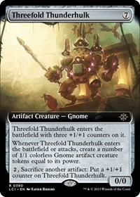Threefold Thunderhulk (Extended Art), The Lost Caverns of Ixalan