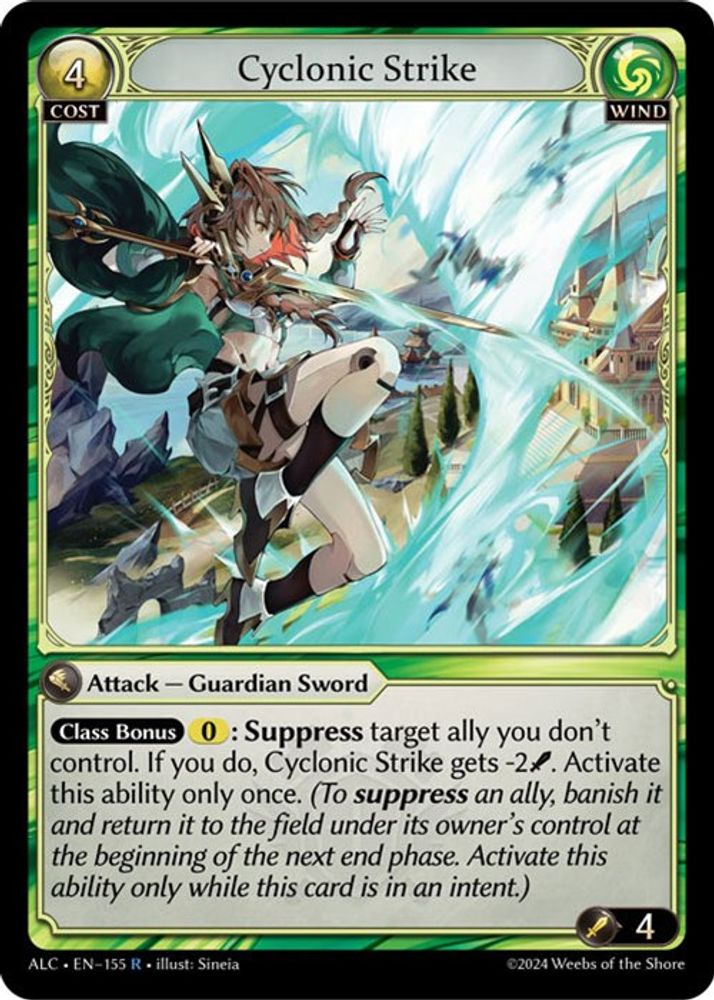 Cyclonic Strike, Standard, front
