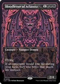Bloodletter of Aclazotz (Borderless), The Lost Caverns of Ixalan