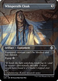 Whispersilk Cloak (Borderless), Commander: The Lost Caverns of Ixalan