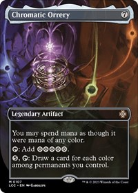 Chromatic Orrery (Borderless), Commander: The Lost Caverns of Ixalan