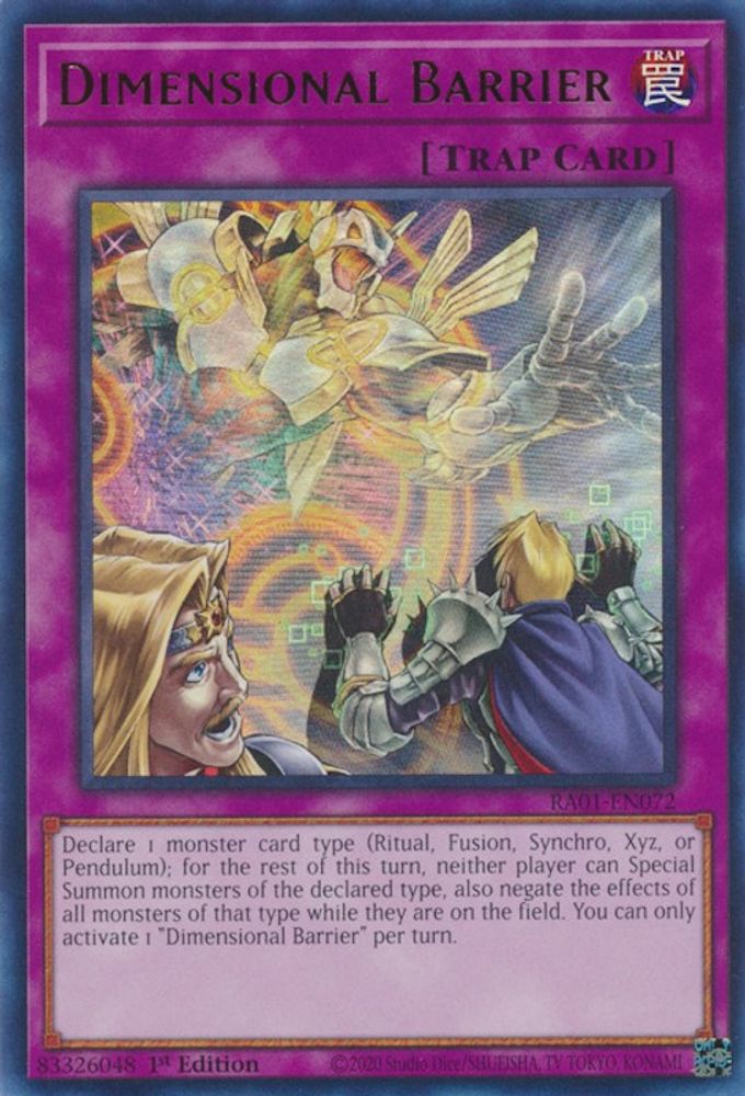 Dimensional Barrier (UR), 1st-edition, front
