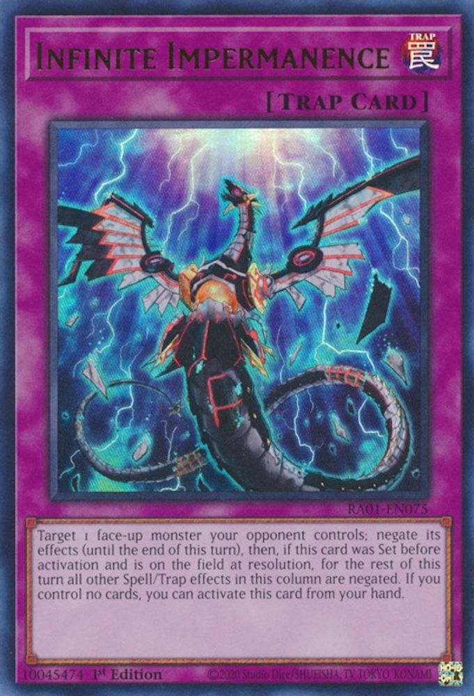 Infinite Impermanence (UR), 1st-edition, front
