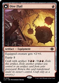 Dire Flail, The Lost Caverns of Ixalan