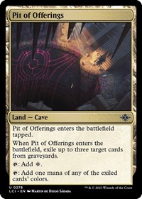 Pit of Offerings, The Lost Caverns of Ixalan