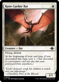 Ruin-Lurker Bat, The Lost Caverns of Ixalan