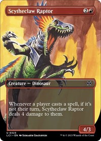 Scytheclaw Raptor (Borderless), The Lost Caverns of Ixalan