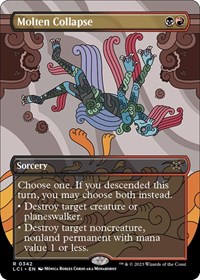 Molten Collapse (Borderless), The Lost Caverns of Ixalan