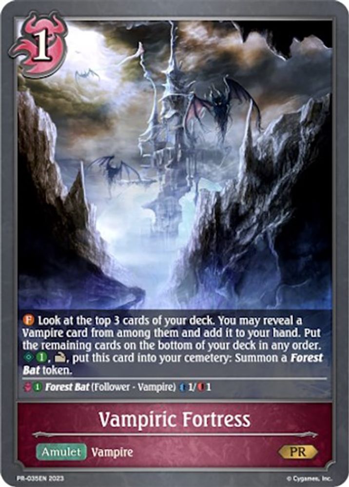 Vampiric Fortress, Standard, front