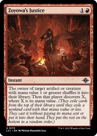 Zoyowa's Justice, The Lost Caverns of Ixalan