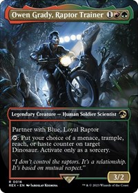 Owen Grady, Raptor Trainer (Borderless), Universes Beyond: Jurassic World Collection