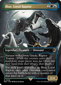 Blue, Loyal Raptor (Borderless), Universes Beyond: Jurassic World Collection
