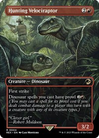 Hunting Velociraptor (Borderless), Universes Beyond: Jurassic World Collection