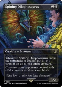 Spitting Dilophosaurus (Borderless), Universes Beyond: Jurassic World Collection