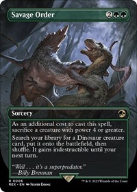 Savage Order (Borderless), Universes Beyond: Jurassic World Collection