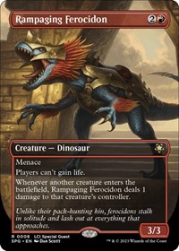 Rampaging Ferocidon (Borderless), Special Guests
