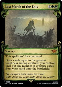 Last March of the Ents (Showcase Scrolls), Universes Beyond: The Lord of the Rings: Tales of Middle-earth
