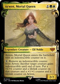 Arwen, Mortal Queen (Showcase Scrolls), Universes Beyond: The Lord of the Rings: Tales of Middle-earth
