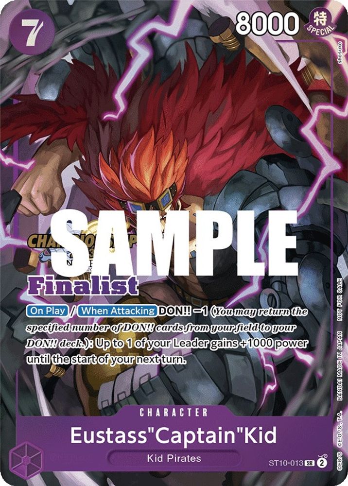 Eustass"Captain"Kid (CS 2023 Top Players Pack) [Finalist]