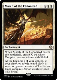 March of the Canonized, Commander: The Lost Caverns of Ixalan