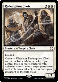 Redemption Choir, Commander: The Lost Caverns of Ixalan