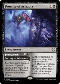 Promise of Aclazotz, Commander: The Lost Caverns of Ixalan