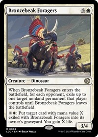 Bronzebeak Foragers, Commander: The Lost Caverns of Ixalan