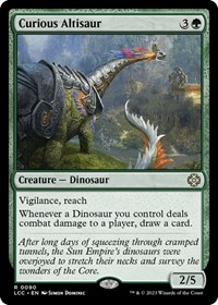 Curious Altisaur, Commander: The Lost Caverns of Ixalan