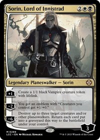 Sorin, Lord of Innistrad, Commander: The Lost Caverns of Ixalan