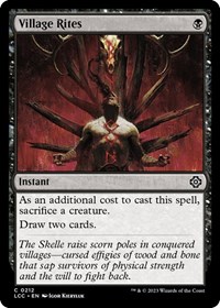 Village Rites, Commander: The Lost Caverns of Ixalan