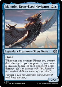 Malcolm, Keen-Eyed Navigator, Commander: The Lost Caverns of Ixalan