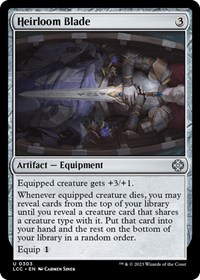 Heirloom Blade, Commander: The Lost Caverns of Ixalan