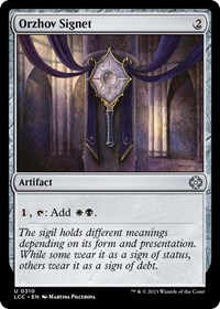 Orzhov Signet, Commander: The Lost Caverns of Ixalan