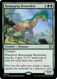 Rampaging Brontodon, Commander: The Lost Caverns of Ixalan