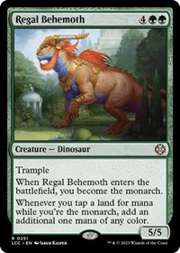 Regal Behemoth, Commander: The Lost Caverns of Ixalan