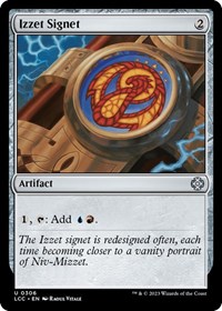 Izzet Signet, Commander: The Lost Caverns of Ixalan