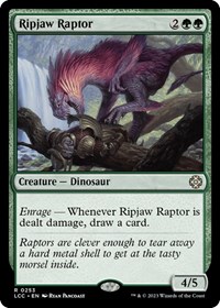 Ripjaw Raptor, Commander: The Lost Caverns of Ixalan