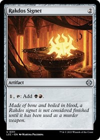 Rakdos Signet, Commander: The Lost Caverns of Ixalan