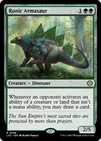 Runic Armasaur, Commander: The Lost Caverns of Ixalan