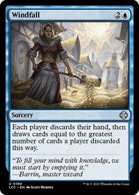 Windfall, Commander: The Lost Caverns of Ixalan