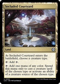Secluded Courtyard, Commander: The Lost Caverns of Ixalan