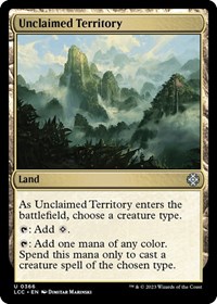 Unclaimed Territory, Commander: The Lost Caverns of Ixalan