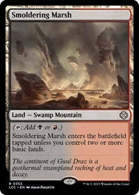 Smoldering Marsh, Commander: The Lost Caverns of Ixalan